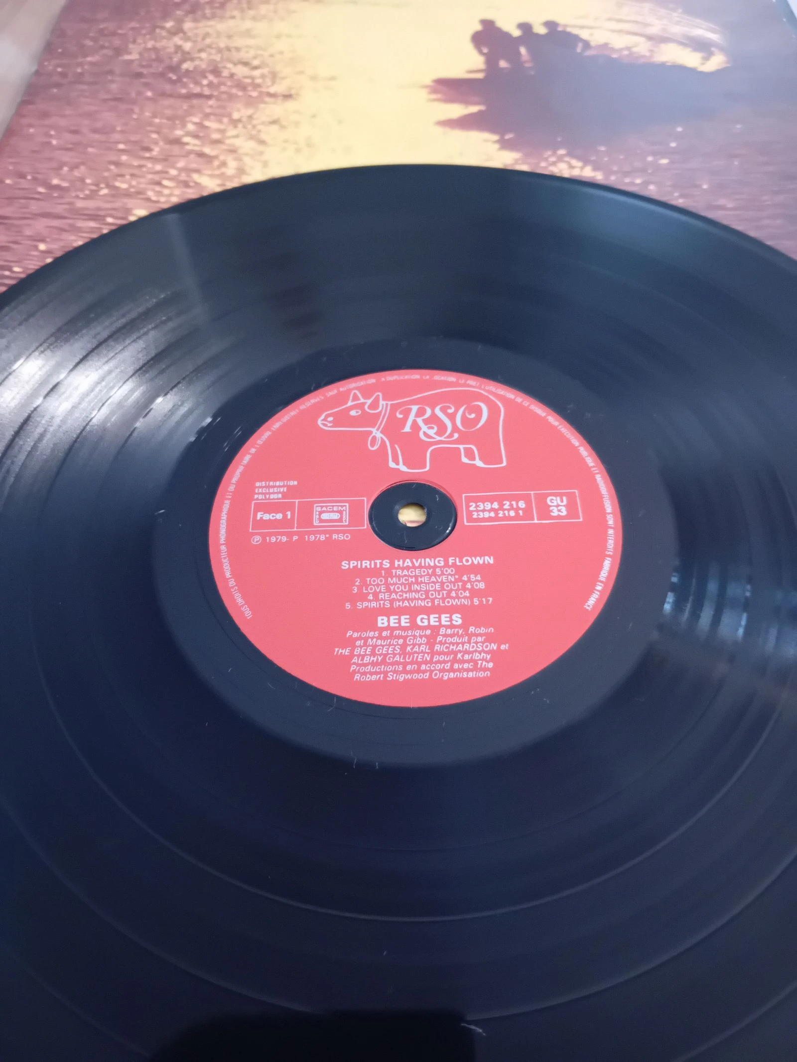 Lp 33t Bee Gees Spirit Having Flown 1979 – photo 3
